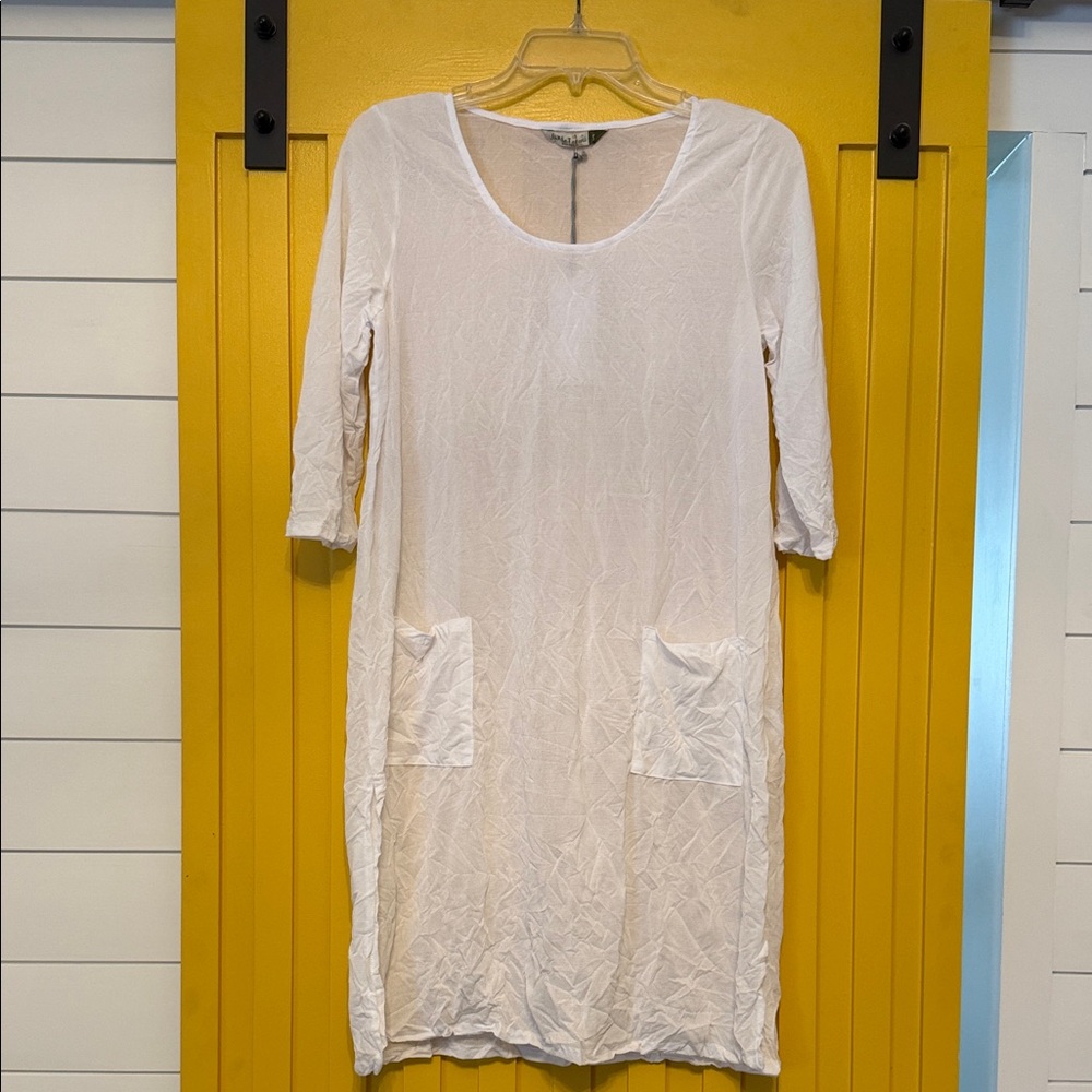 White Women's Swim Coverup